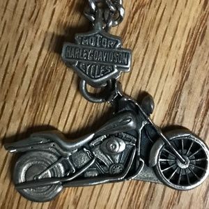 Vintage Harley Davidson Necklace